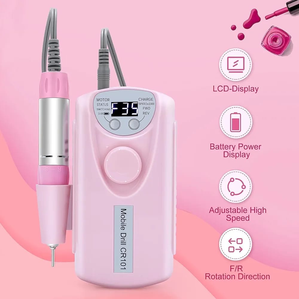 Rechargeable Nail Drill