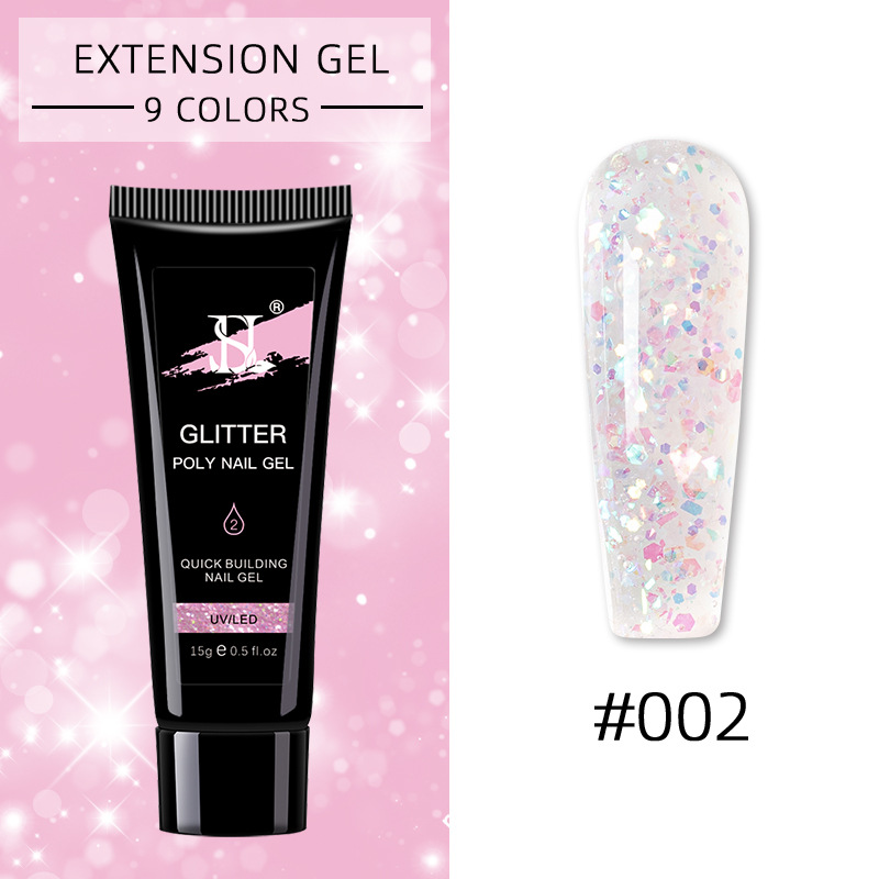 POLY GEL GLITTER 15 G/ N02