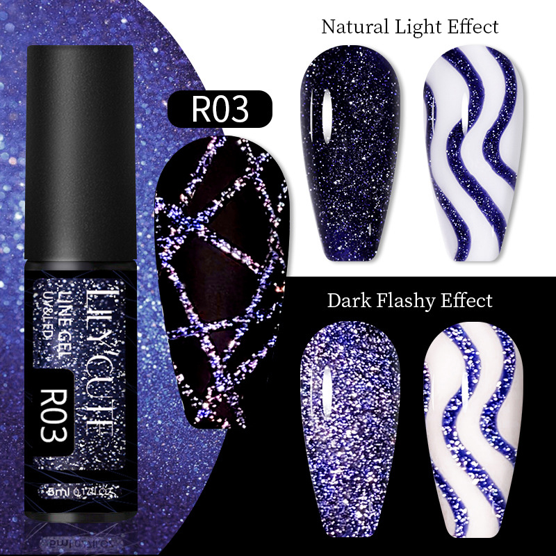 Reflective Glitter Line GEL 5ML/ NO3