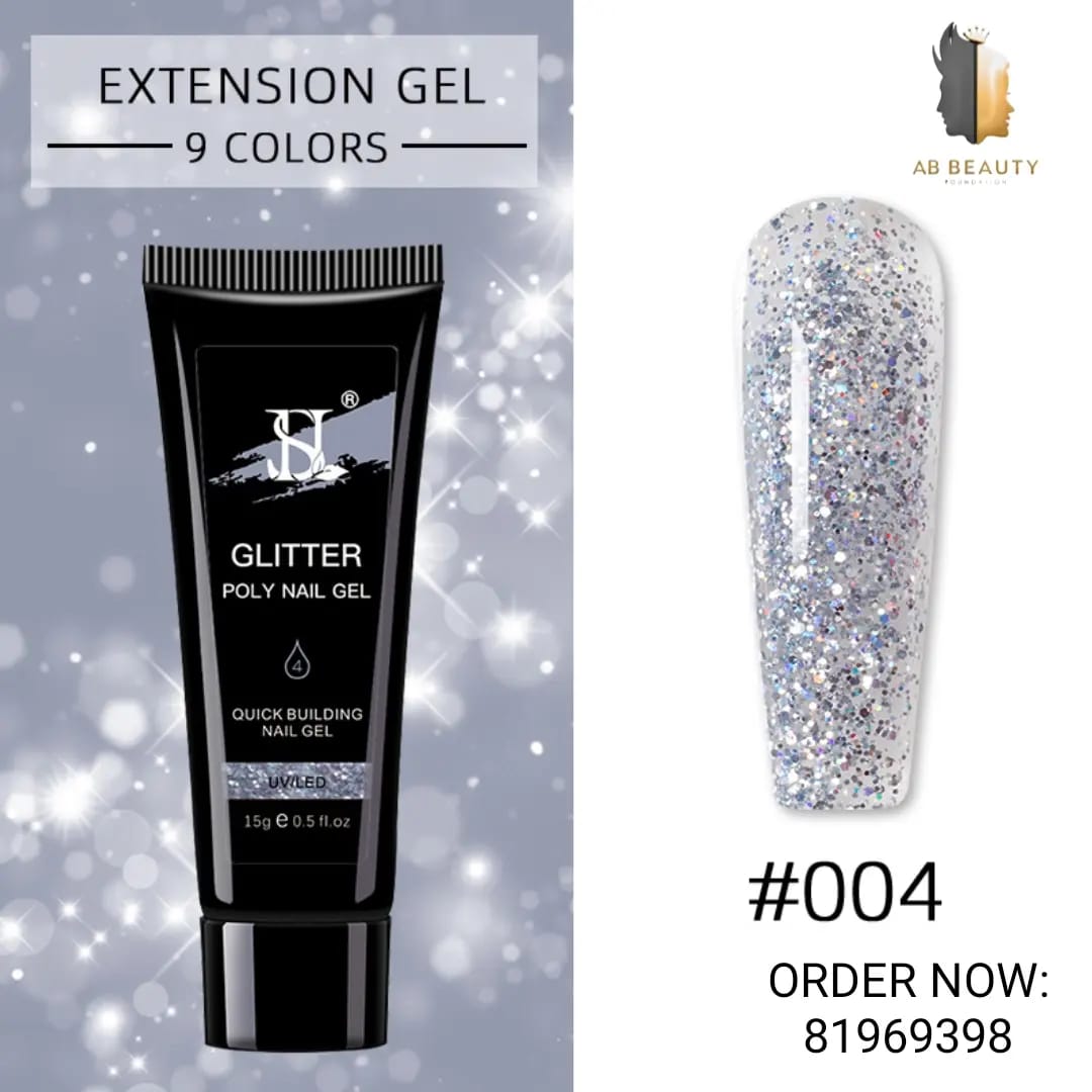 POLY GEL GLITTER 15 G/ N04