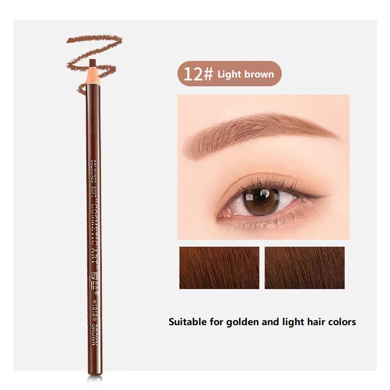 EYEBROW PENCIL WATERPROOF #LIGHT BROWN NO 12