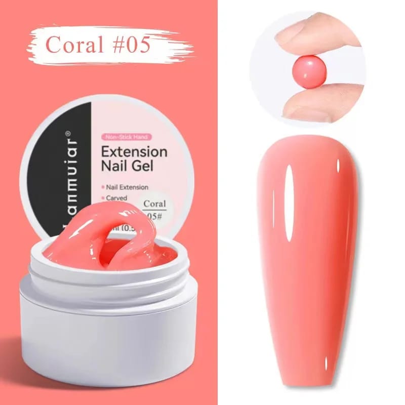 EXTENSION BUILDER GEL  15 ML  CORAL COLOR #05