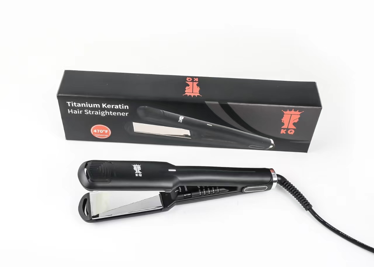 TITANIUM KERATIN HAIR STRAIGHTENER  wide 470F