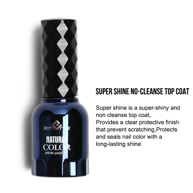 EMENE SUPER SHINE NO-CLEANSE TOP COAT 15 ML