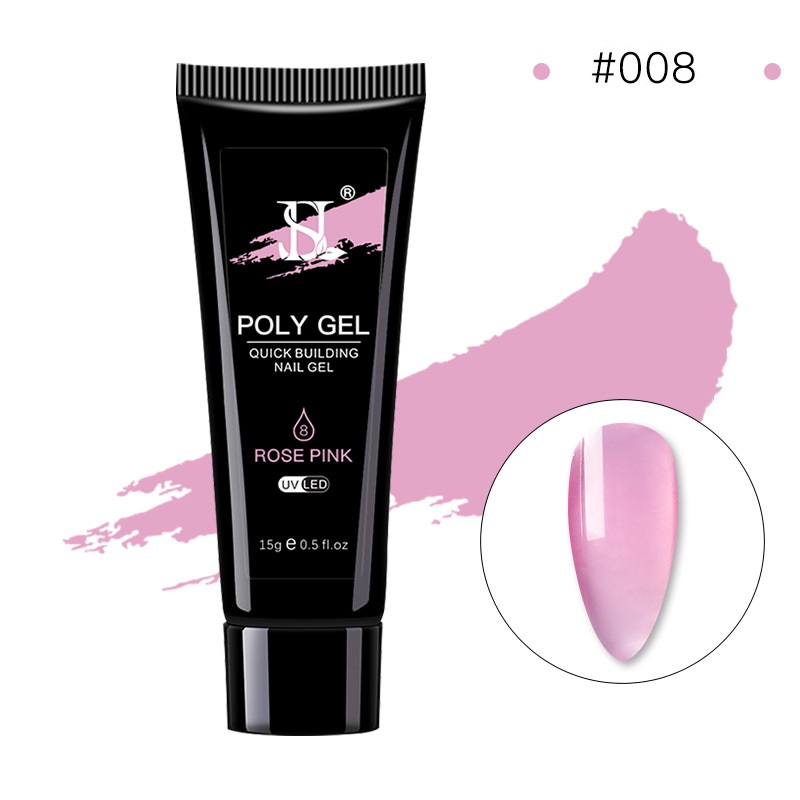 POLY GEL 15G / ROSE PINK