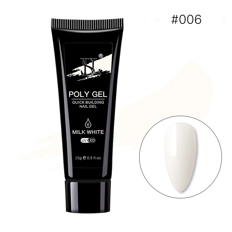 POLY GEL 15 G/ MILK WHITE