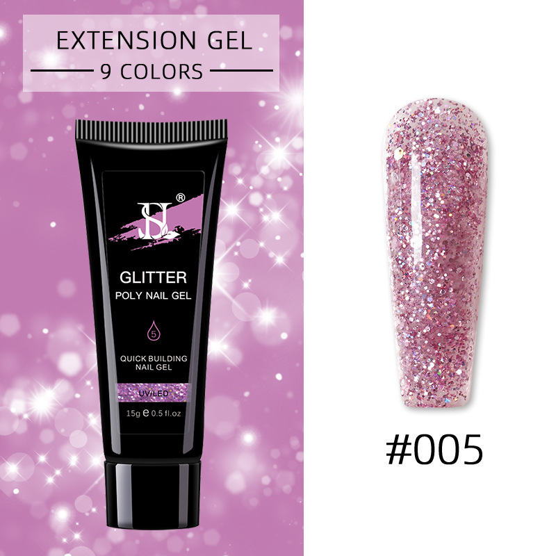 POLY GEL GLITTER 15 G/ N05