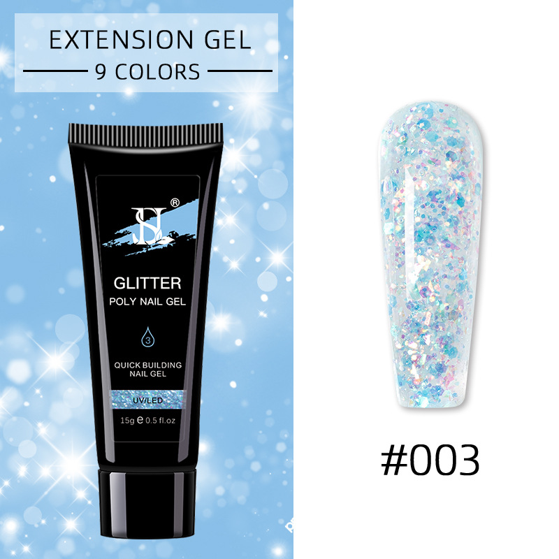 POLY GEL GLITTER 15 G/ N03