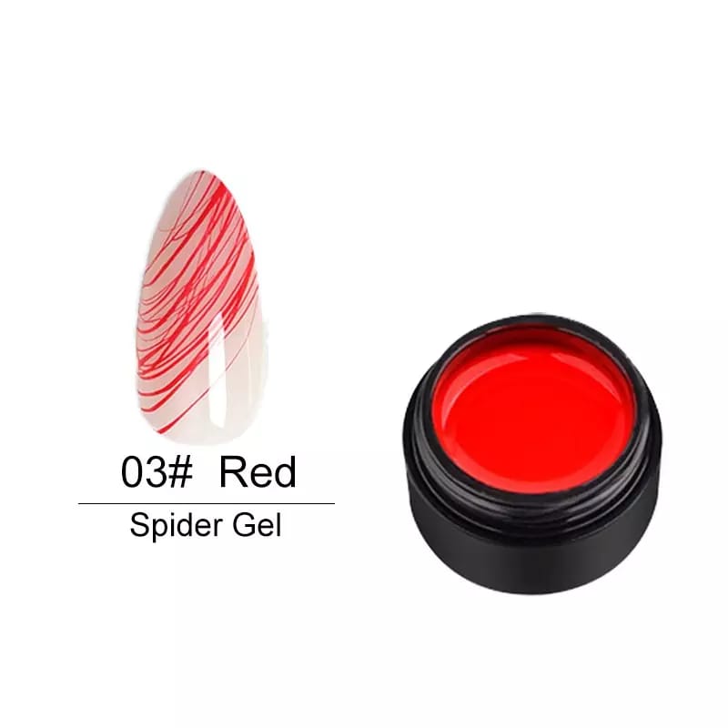 Spider Nail Gel /Red Color