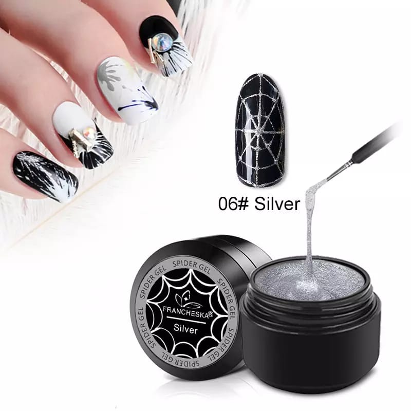 Spider Nail Gel /Sliver Color