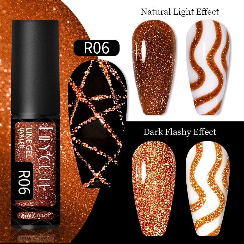 Reflective Glitter Line GEL 5ML/ NO6