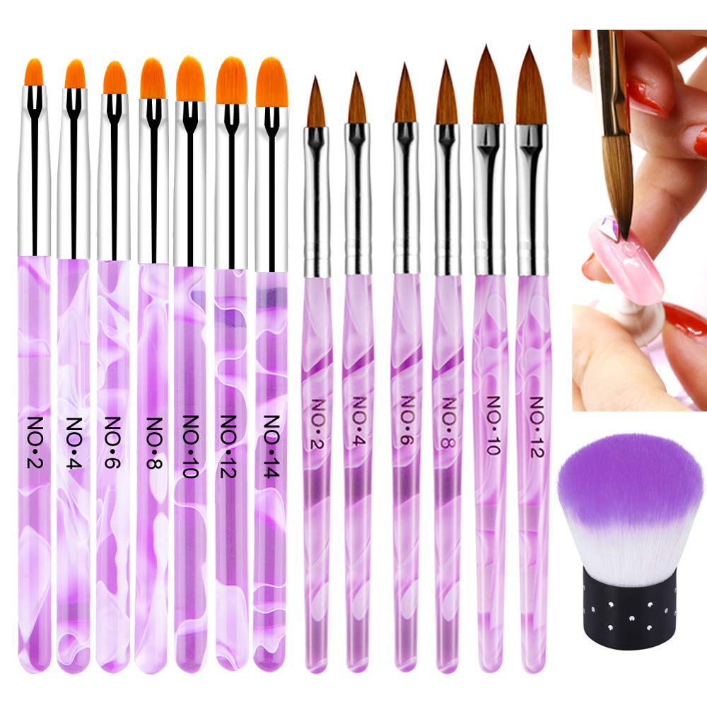 UV Gel Nail Brush Set (15)