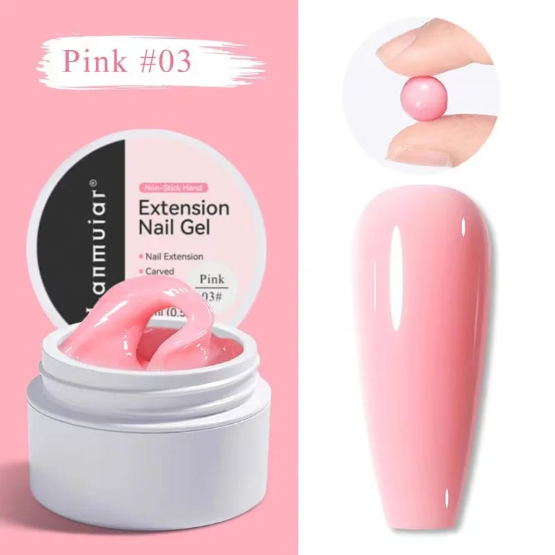 EXTENSION BUILDER GEL  15 ML  PINK  COLOR #03