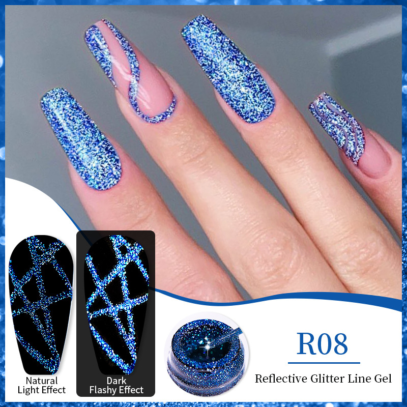 Reflective Glitter Line GEL 5ML/ NO8